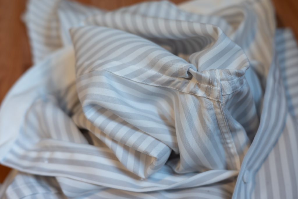 Flat Felled armhole seam